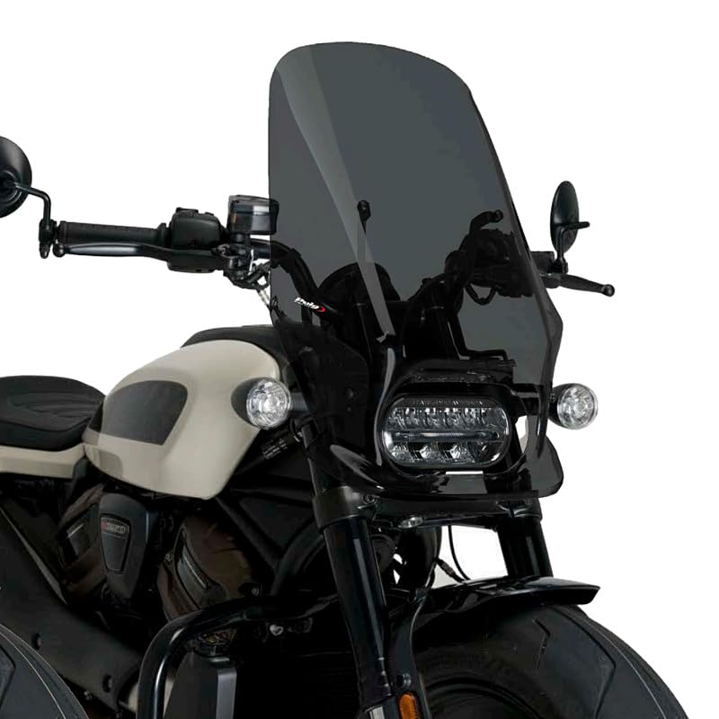 Puig ブラックカウル ダークスモークウィンドシールド付き　スポーツスターＳ Puig ブラックカウル ダークスモークウィンドシールド付き